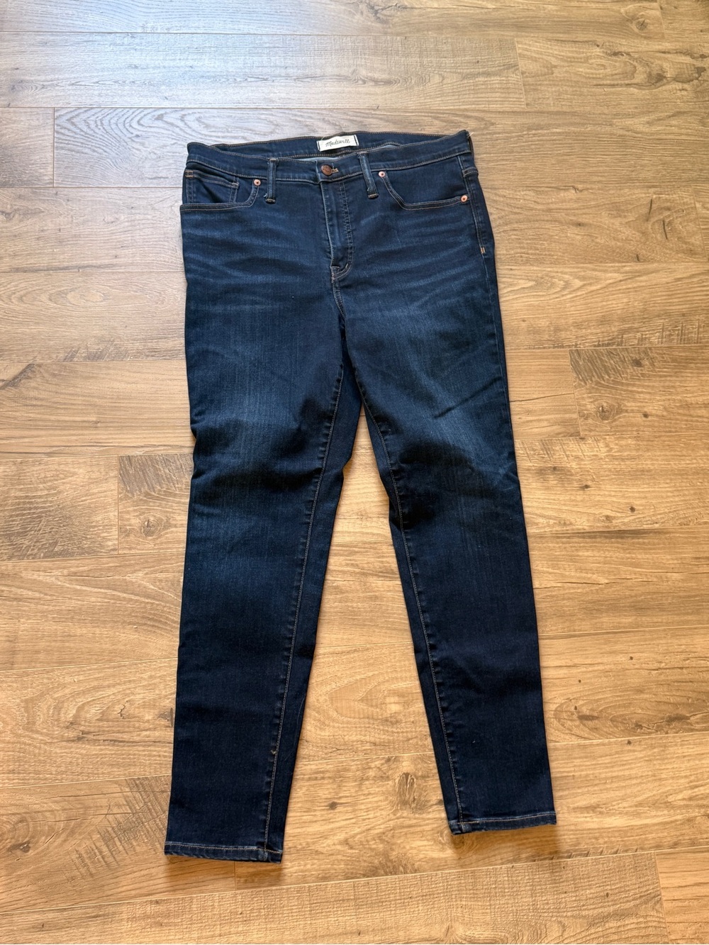 Madewell Dark Indigo 9” Mid-Rise Skinny Jeans -Size 31